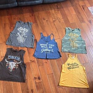 Obey and Midnight Rider Sleeveless Tank Tops - Assorted Colors